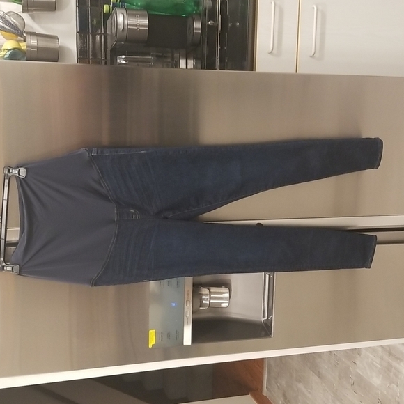 💕MADEWELL💕 Maternity Over-the-Belly Tencel Skinny Jeans ~ Orland Wash 28 NWT - Picture 6 of 14